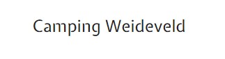 Camping Weideveld