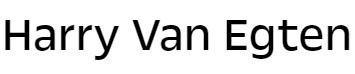 Harry van Egten Beilen